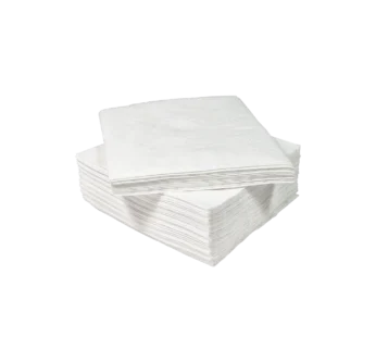 Servetėlės vienasluoksnės, baltos, 24×24 cm (400 vnt)