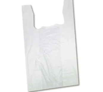 Plastikiniai maišeliai su rankenėlėm 450x100x750 mm, 100 vnt