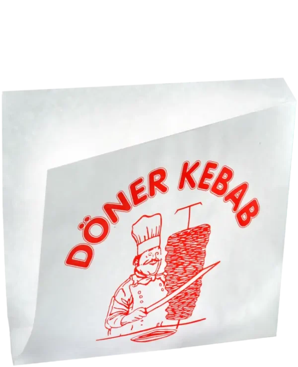 "Doner kebap" maišeliai mėsainiams, kebabams 160x160, 100 vnt - Image 2