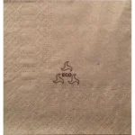 Servetėlės-dvisluoksnės-rudos-20x20