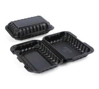 Termo indeliai maistui 225x152x66 mm, PP juodi