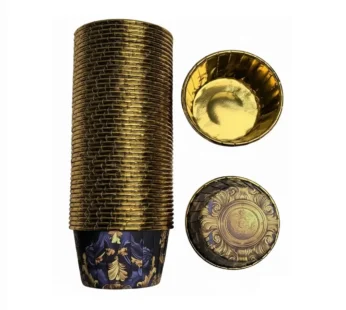 Popierinės keksiukų formelės mėlynos, 50 vnt